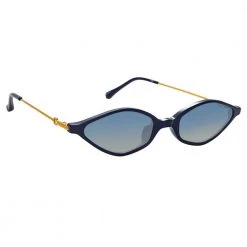 Linda Farrow Alessandra Rich 3 C3 Angular Sunglasses