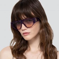 The Attico Ivan Angular Sunglasses In White 9 The Attico Ivan Angular Sunglasses In White