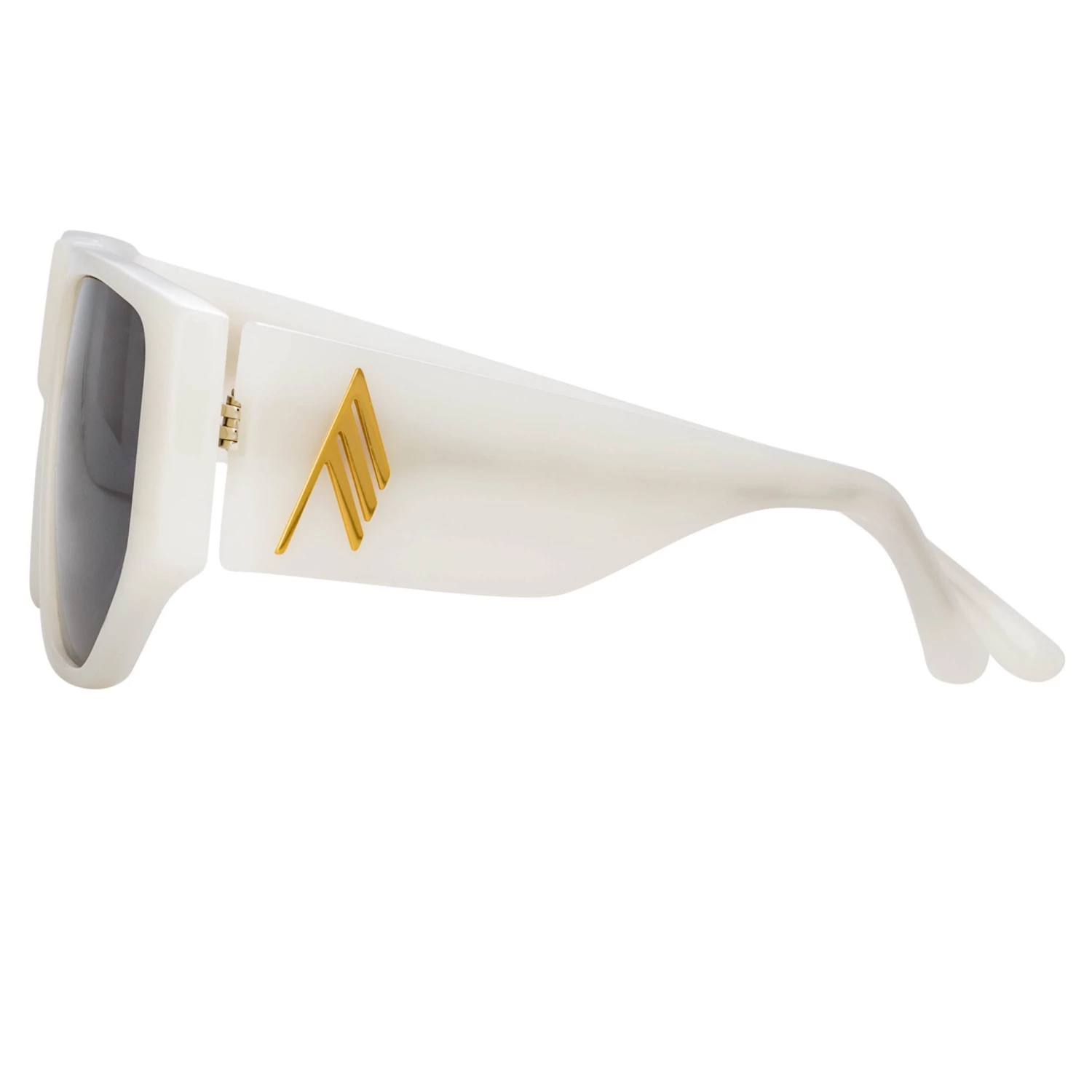 The Attico Ivan Angular Sunglasses In White 3 The Attico Ivan Angular Sunglasses In White
