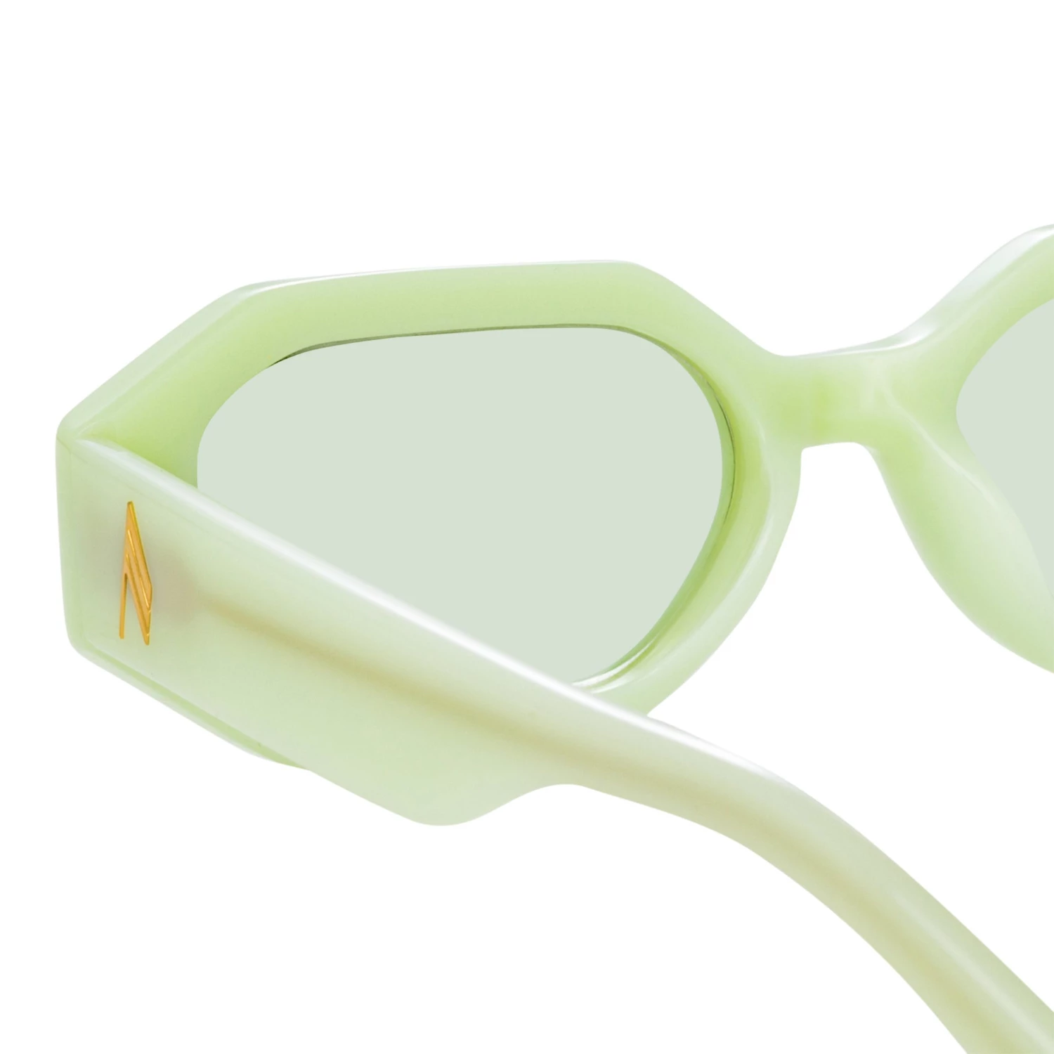 The Attico Irene Angular Sunglasses In Mint Women's 3 The Attico Irene Angular Sunglasses In Mint Women's