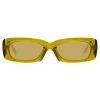 The Attico Mini Marfa In Mustard