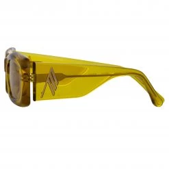 The Attico Mini Marfa In Mustard