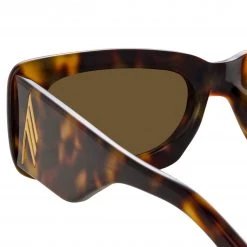 The Attico Mini Marfa In Tortoiseshell