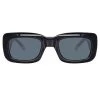 Women's The Attico Marfa Rectangular Sunglasses In Black