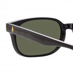 The Attico Gigi Rectangular Sunglasses In Black 8 The Attico Gigi Rectangular Sunglasses In Black