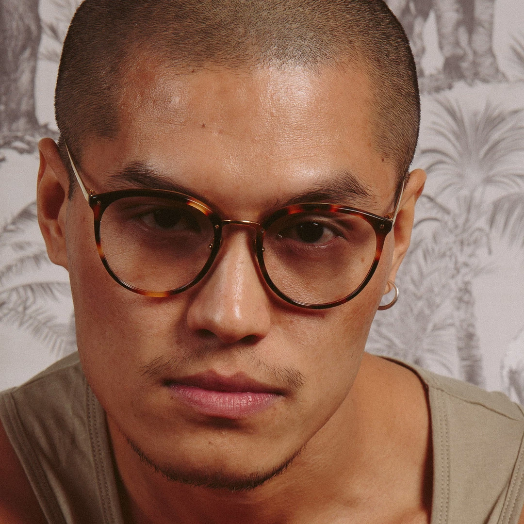 Linda Farrow The CORE Optical Collection The Calthorpe | Men's Oval Optical Frame In Tortoiseshell (C15) 2 Linda Farrow The CORE Optical Collection The Calthorpe | Men's Oval Optical Frame In Tortoiseshell (C15)