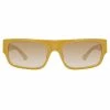 Linda Farrow Dries Van Noten 189 C3 Rectangular Sunglasses Women's