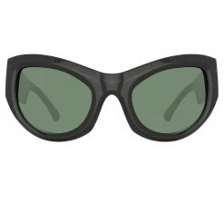 Women's Dries Van Noten Wrap Sunglasses In Grey