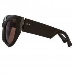 Women's Dries Van Noten Wrap Sunglasses In Brown