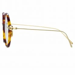 Linda Farrow Linear Savoye A C3 Round Optical Frame