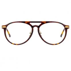 Linda Farrow Linear Ando A C2 Aviator Optical Frame