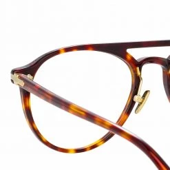 Linda Farrow Linear Ando C2 Aviator Optical Frame