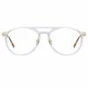 Linda Farrow Linear Ando A C4 Aviator Optical Frame
