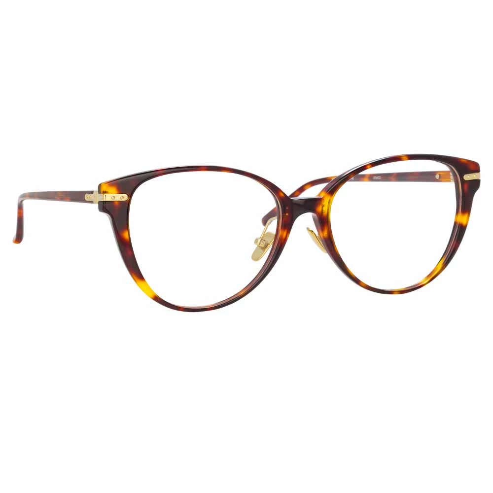 Women's Linda Farrow Linear Arch A C2 Cat Eye Optical Frame 2 Women's Linda Farrow Linear Arch A C2 Cat Eye Optical Frame