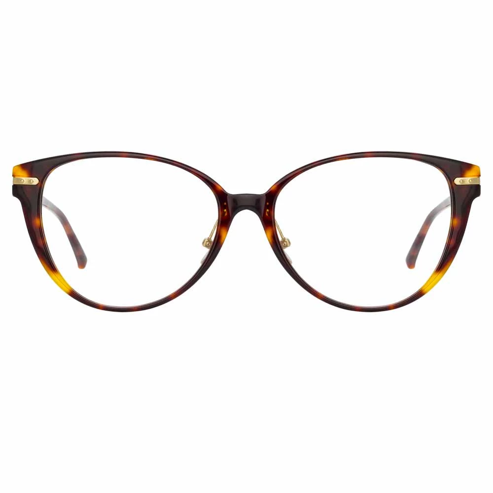 Women's Linda Farrow Linear Arch A C2 Cat Eye Optical Frame 1 Women's Linda Farrow Linear Arch A C2 Cat Eye Optical Frame