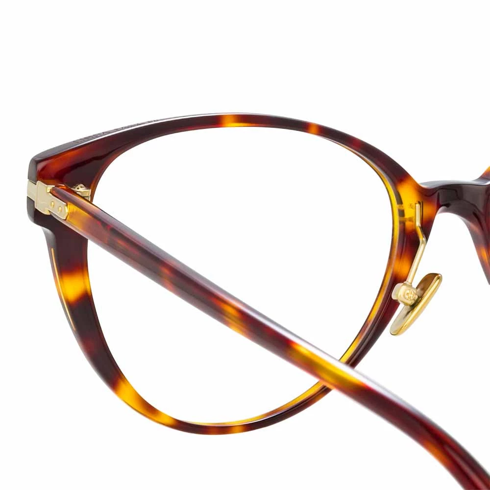 Women's Linda Farrow Linear Arch A C2 Cat Eye Optical Frame 4 Women's Linda Farrow Linear Arch A C2 Cat Eye Optical Frame