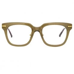 Linda Farrow Linear Women's Empire Optical D-Frame In Green