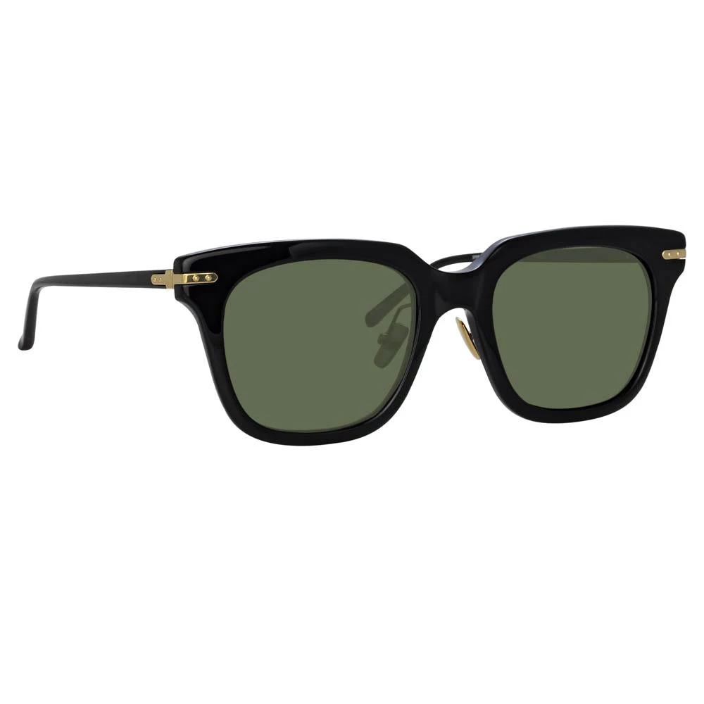Linda Farrow Linear Women's Empire A D-Frame Sunglasses In Black 3 Linda Farrow Linear Women's Empire A D-Frame Sunglasses In Black