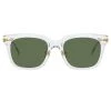 Linda Farrow Linear Women's Empire A D-Frame Sunglasses In Clear