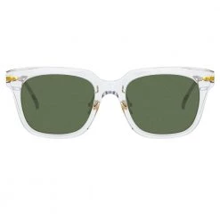 Linda Farrow Linear Women's Empire A D-Frame Sunglasses In Clear