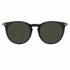 Linda Farrow Linear Ellis A Oval Sunglasses In Black
