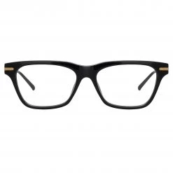 Linda Farrow Linear Mae Cat Eye Optical Frame In Black