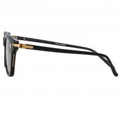 Linda Farrow Linear Mae Cat Eye Optical Frame In Black
