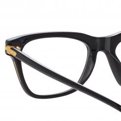 Linda Farrow Linear Mae Cat Eye Optical Frame In Black