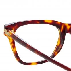 Linda Farrow Linear Mae A Cat Eye Optical Frame In Tortoiseshell