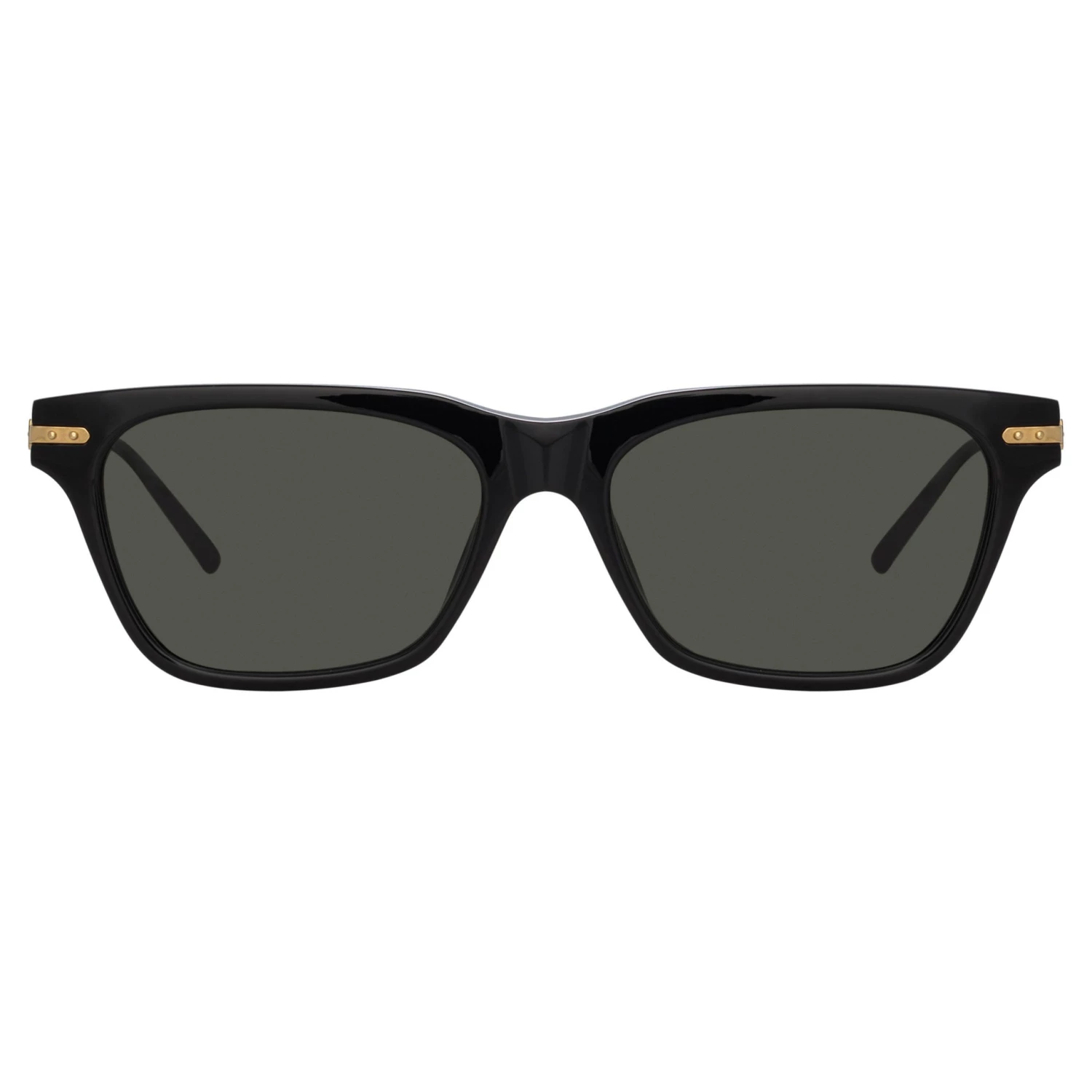 Linda Farrow Linear Mae A Cat Eye Sunglasses In Black 1 Linda Farrow Linear Mae A Cat Eye Sunglasses In Black