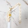 Linda Farrow Cream Oval Link Acetate Chain Accessories