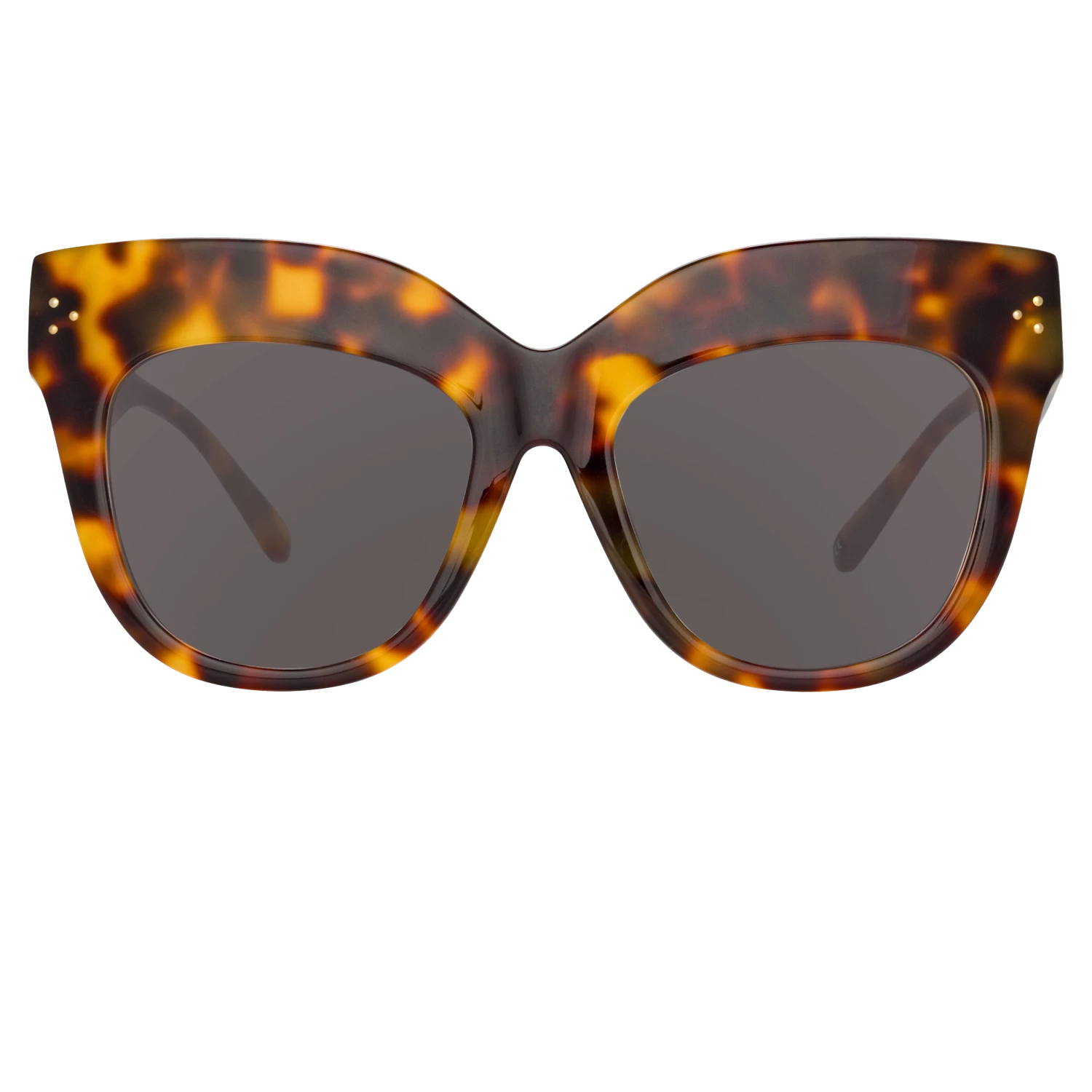 LINDA FARROW (U.K.) Women's The Dunaway | Oversized Sunglasses In Tortoiseshell Frame (C2) 1 LINDA FARROW (U.K.) Women's The Dunaway | Oversized Sunglasses In Tortoiseshell Frame (C2)