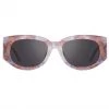 LINDA FARROW (U.K.) Debbie D-Frame Sunglasses In Renaissance