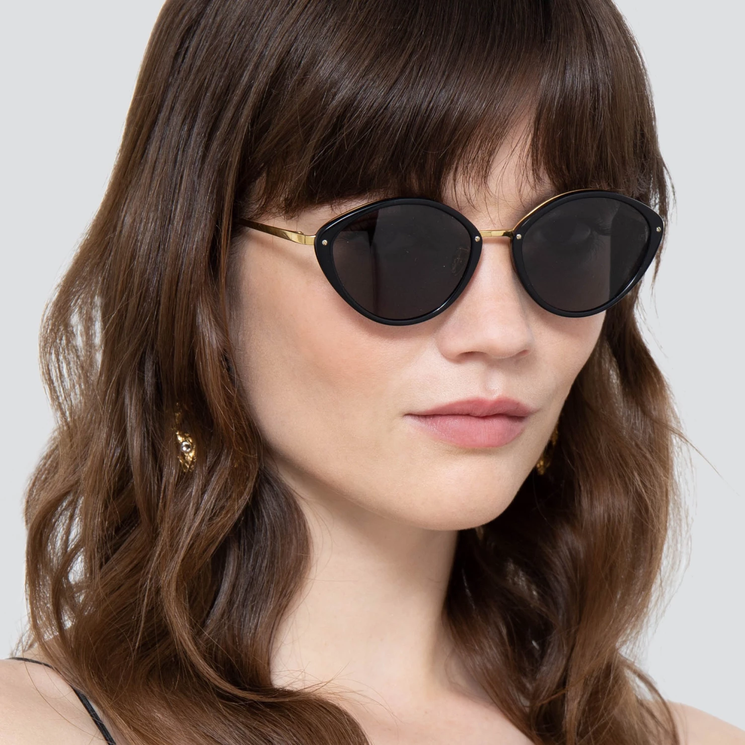 Linda Farrow Lucy Cat Eye Sunglasses In White 5 Linda Farrow Lucy Cat Eye Sunglasses In White