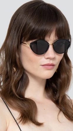 Linda Farrow Lucy Cat Eye Sunglasses In White 11 Linda Farrow Lucy Cat Eye Sunglasses In White