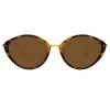 Linda Farrow Women's Lucy Cat Eye Sunglasses In Tortoiseshell