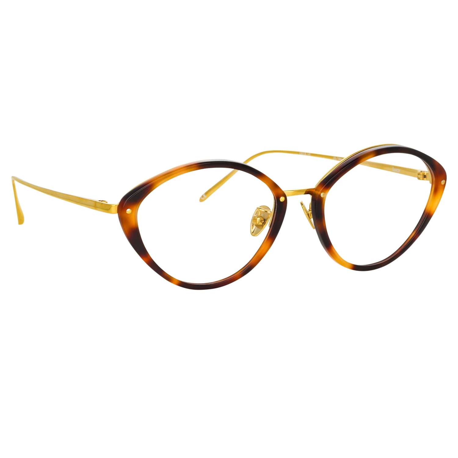 Linda Farrow Lucy Cat Eye Optical Frame In Tortoiseshell 1 Linda Farrow Lucy Cat Eye Optical Frame In Tortoiseshell