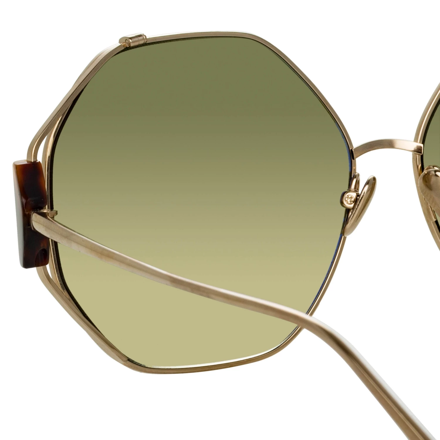 Linda Farrow Women's Marie Oversized Sunglasses In Light Gold 4 Linda Farrow Women's Marie Oversized Sunglasses In Light Gold
