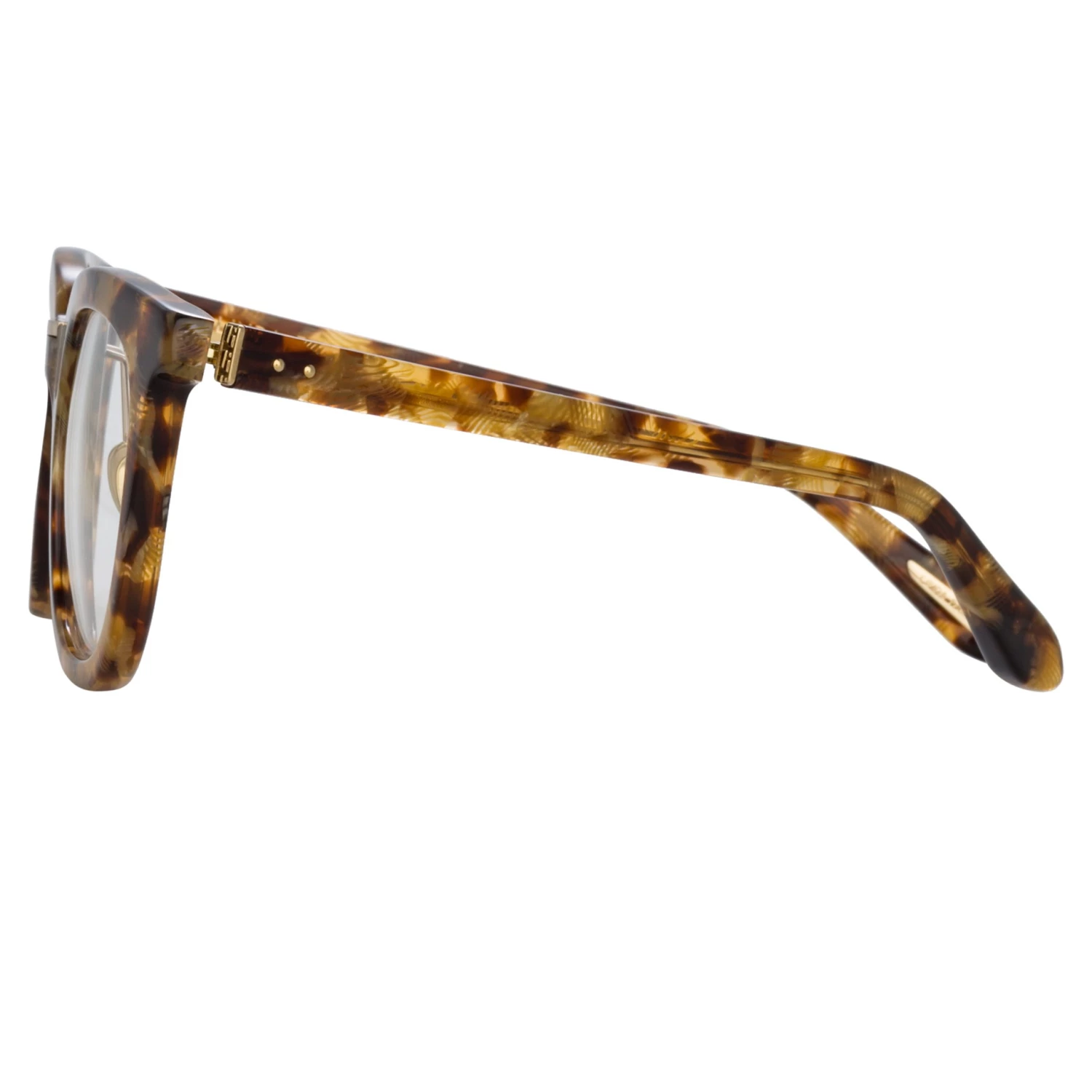 LINDA FARROW (U.K.) Burton Optical D-Frame In Tobacco Tortoiseshell The LINDA FARROW Spring/Summer '22 Collection 3 LINDA FARROW (U.K.) Burton Optical D-Frame In Tobacco Tortoiseshell The LINDA FARROW Spring/Summer '22 Collection