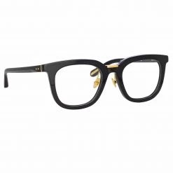 LINDA FARROW (U.K.) Burton Optical D-Frame In Black