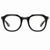LINDA FARROW (U.K.) The CORE Optical Collection The Fletcher | Optical Angular Frame In Black (C5)