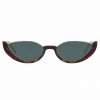LINDA FARROW (U.K.) Robyn Cat Eye Sunglasses In Tortoiseshell Women's