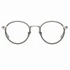 LINDA FARROW (U.K.) Comer Optical Oval Frame In White Gold Women's