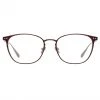 LINDA FARROW (U.K.) The LINDA FARROW Spring/Summer '22 Collection Xate Rectangular Optical Frame In Brown