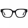 LINDA FARROW (U.K.) Deni Optical D-Frame In Black