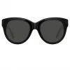 LINDA FARROW (U.K.) Women's Madi Oversized Sunglasses In Black