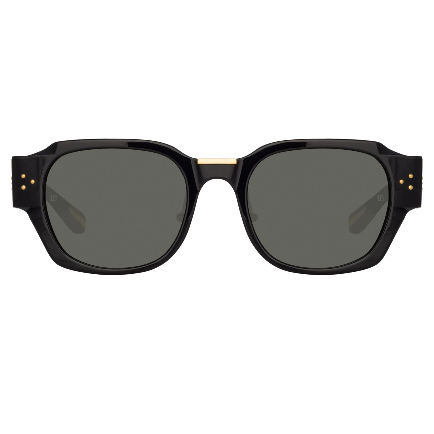 LINDA FARROW (U.K.) Ramon Rectangular Sunglasses In Black 1 LINDA FARROW (U.K.) Ramon Rectangular Sunglasses In Black
