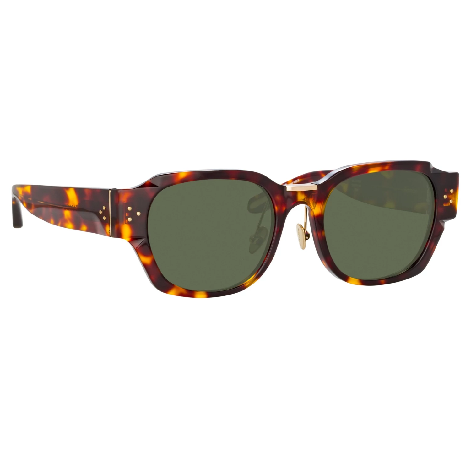 LINDA FARROW (U.K.) Ramon Rectangular Sunglasses In Tortoiseshell Women's 2 LINDA FARROW (U.K.) Ramon Rectangular Sunglasses In Tortoiseshell Women's