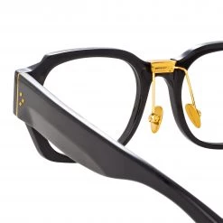 Linda Farrow Ramon Rectangular Optical Frame In Black The LINDA FARROW Spring/Summer '22 Collection 7 Linda Farrow Ramon Rectangular Optical Frame In Black The LINDA FARROW Spring/Summer '22 Collection
