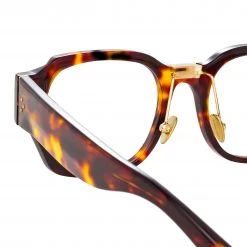 Linda Farrow Ramon Rectangular Optical Frame In Tortoiseshell The LINDA FARROW Spring/Summer '22 Collection 7 Linda Farrow Ramon Rectangular Optical Frame In Tortoiseshell The LINDA FARROW Spring/Summer '22 Collection